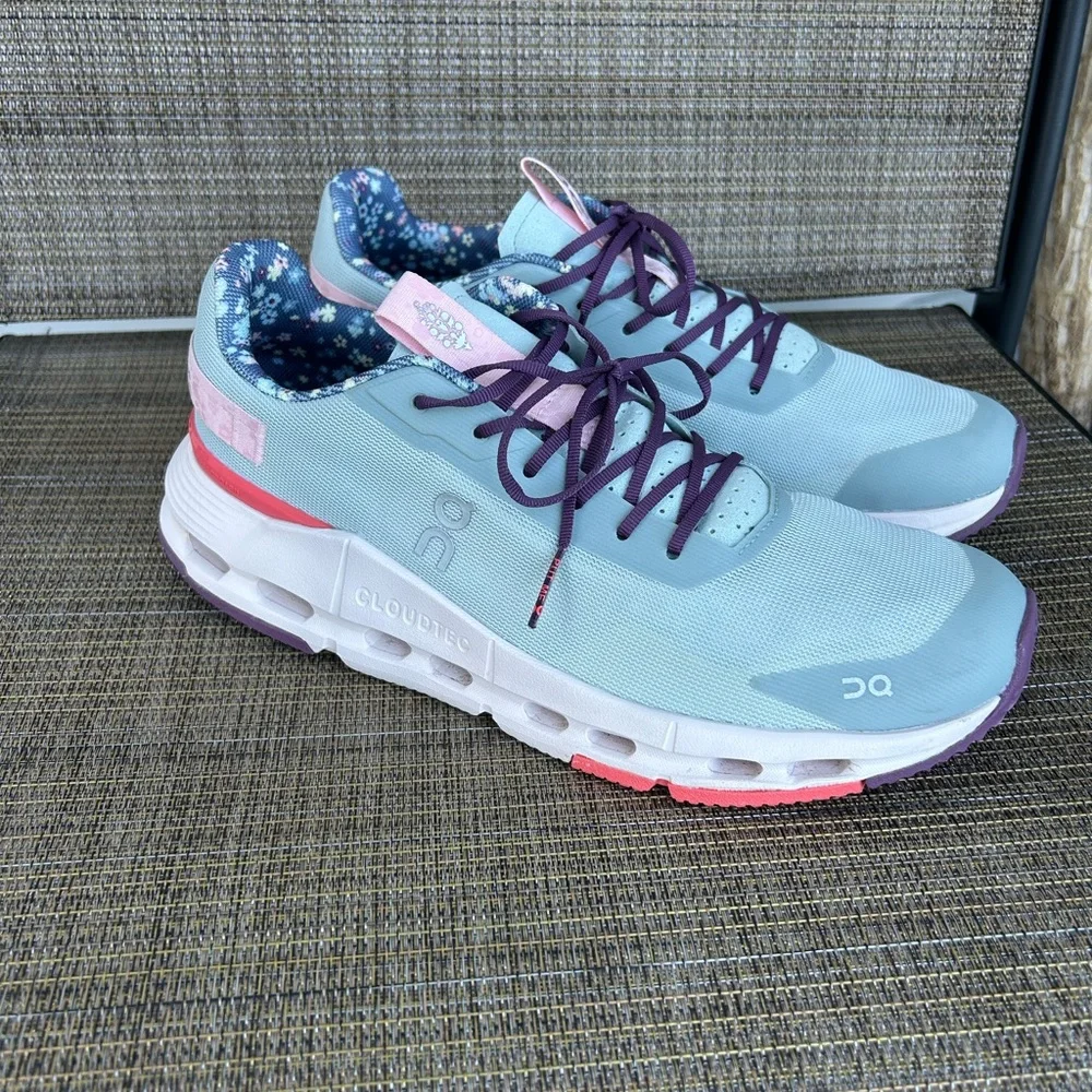 FP Movement X On Cloud 9.5 Cloudnova Form 2 Sneakers Running Free People Floral - Picture 2 of 10
